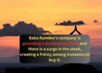 Baba Ramdev's company is providing a dividend of 300%