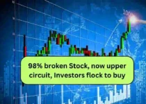 98% broken Stock, now upper circuit, Investors flock to buy