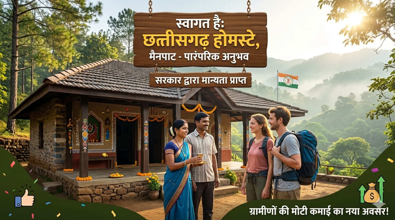 chhattisgarh government homestay policy for mainpat and bastar tourism